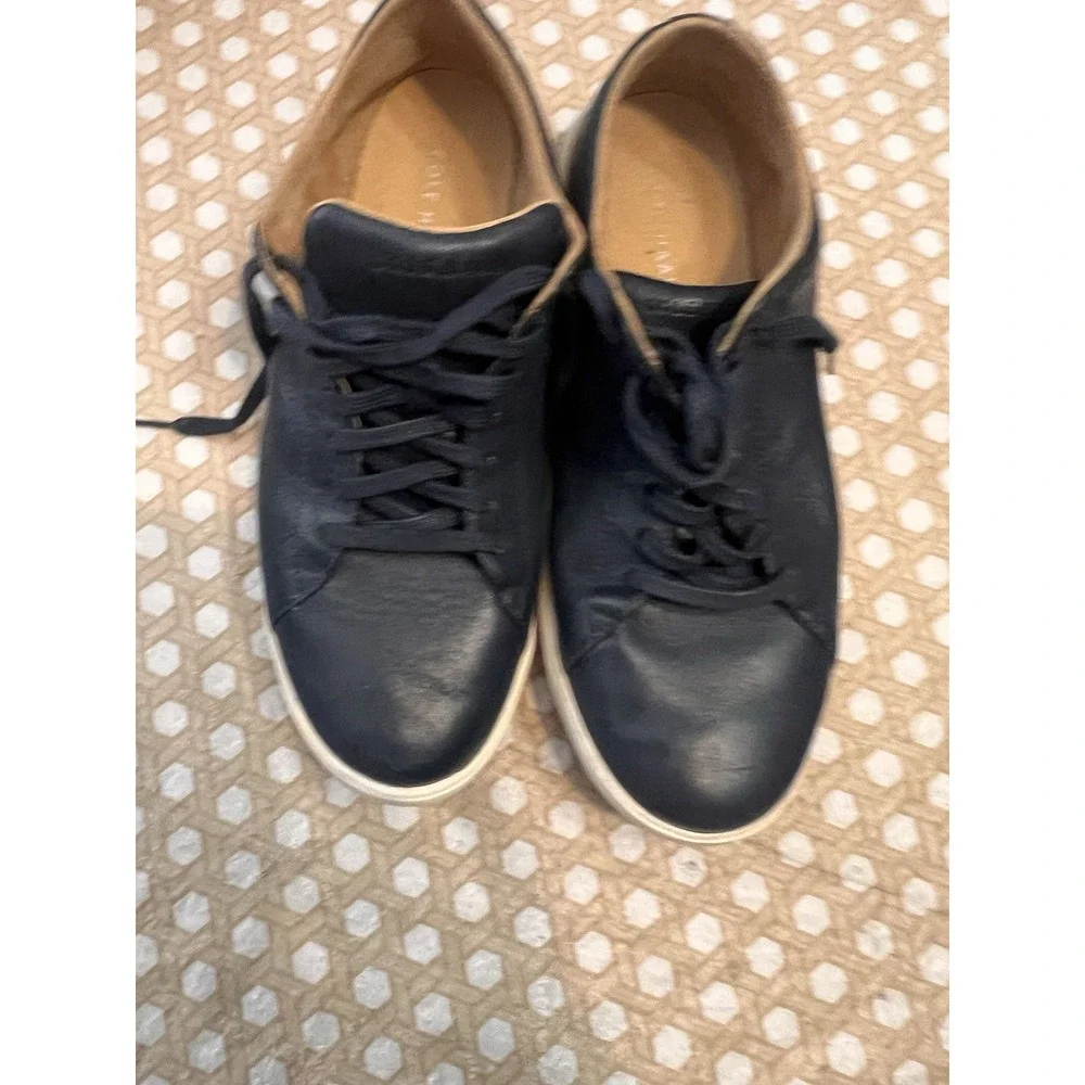 Cole Haan Grand Crosscourt II C26522 Mens 8.5W Men Navy Blue Leather Sneakers